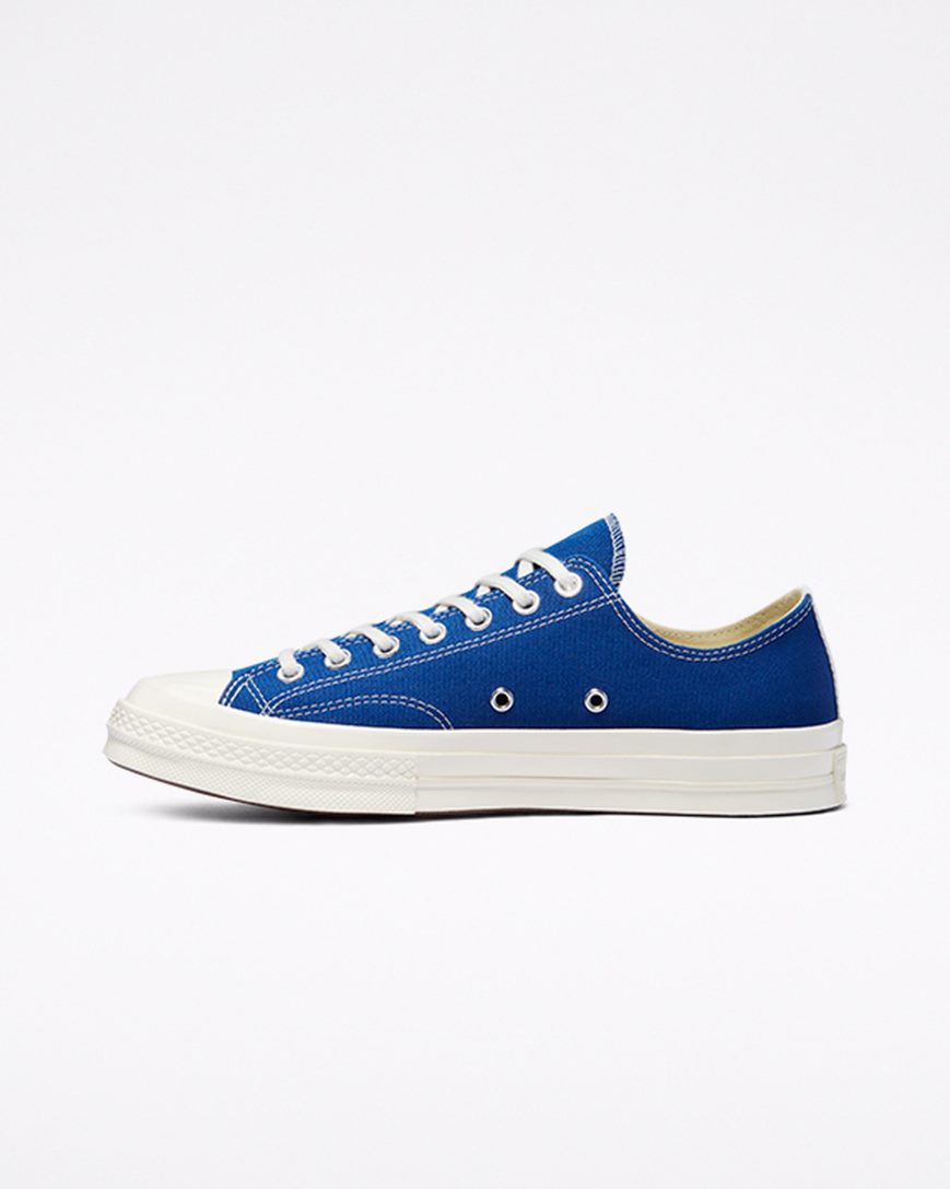 Tenisi Barbati Converse x Comme des Garçons PLAY Chuck 70 Albastri Negrii | RO XYW13A953